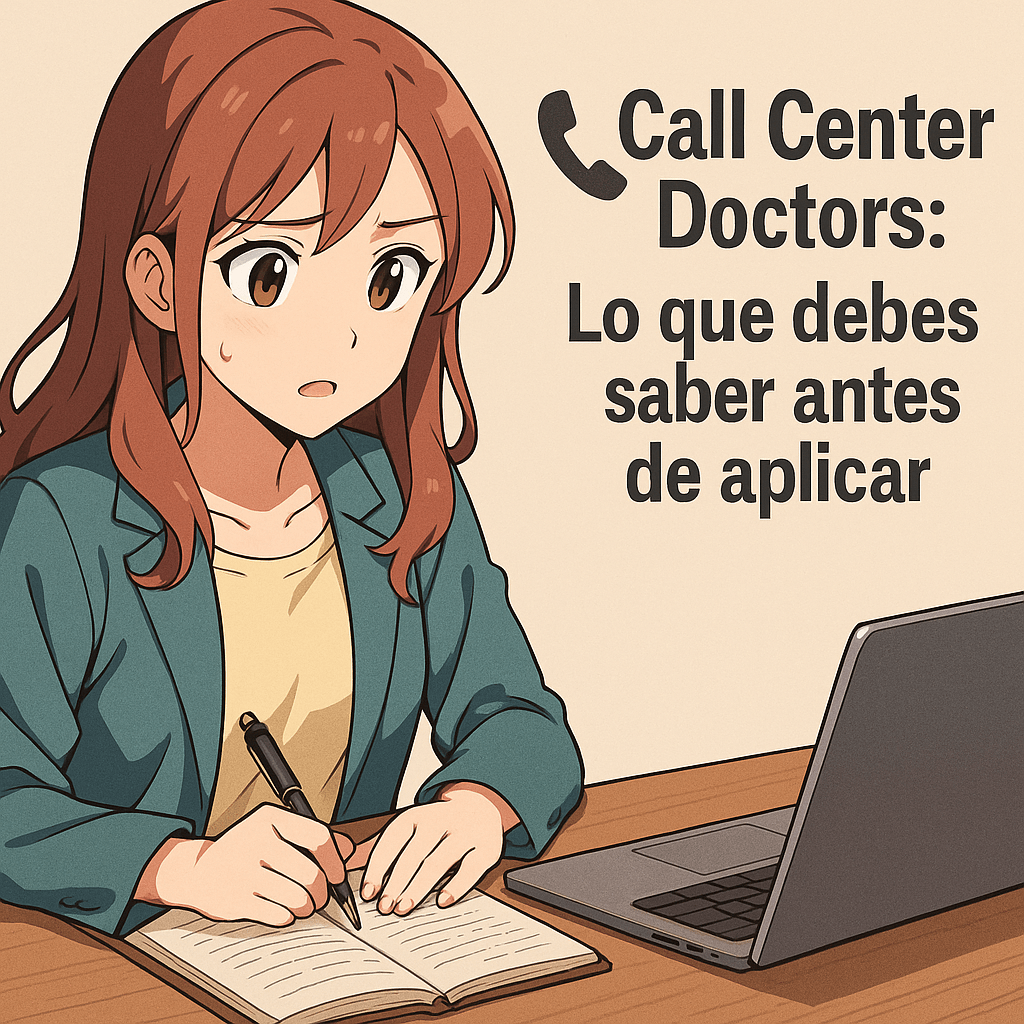 📞 Call Center Doctors:  Lo que debes saber antes de aplicar